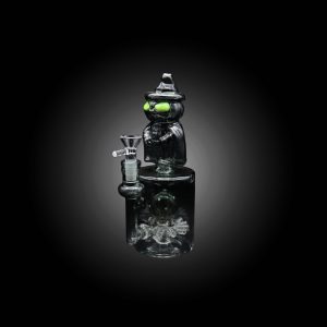 9'' COLORFUL JACK-O-LANTERN WATERPIPE BLACK