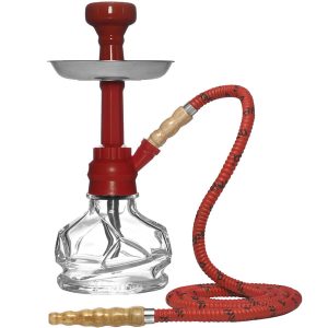 MYA HOOKAH CHICO-W251 GLASS SET IN WIRE BASKET
