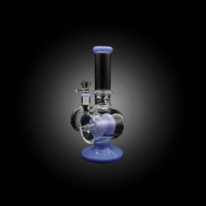 10'' COLORFUL KETTLE DESIGN WATER PIPE MILKY BLUE