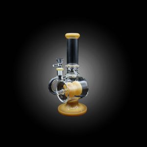 10'' COLORFUL KETTLE DESIGN WATER PIPE YELLOW