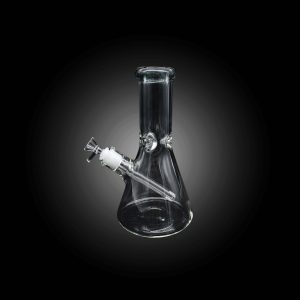 10'' CRYSTAL CLEAR BEAKER WATER PIPE CLEAR BLACK