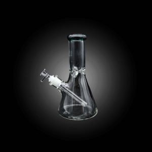 10'' CRYSTAL CLEAR BEAKER WATER PIPE TEAL