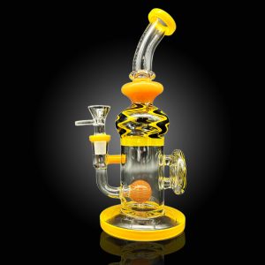 9.5'' ESIGO FLAMS WATER PIPE YELLOW