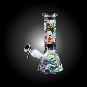 8'' RICKY & MORTY PRINTED BEAKER WATER PIPE
