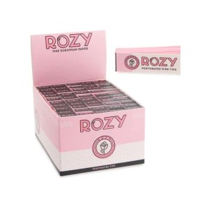 ROZY PINK PERFORATED TIPS -BOX OF 50