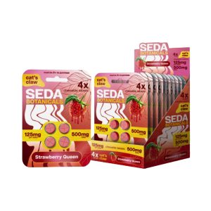 SEDA BOTANICAL CAT’S CLAW TABLET (125MG PER TAB) TOTAL 500MG 4CT PACK - BOX OF 10 PACK