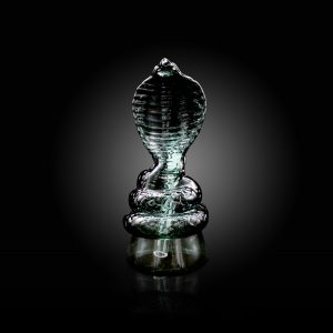 6'' PRISMATIC COBRA WATER PIPE GREEN