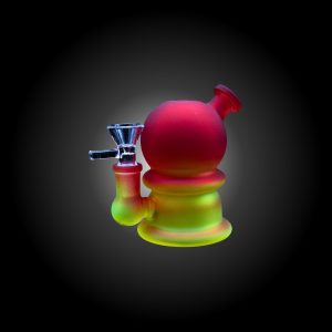 4'' TWO TONE SPHERE SMALL WATERPIPE RED & YELLOW