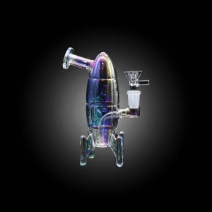 6.5'' ROCKET DESIGN WATER PIPE CLEAR