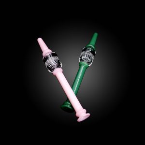 NECTAR COLLECTOR 6.9'' LONG GLASS WITH HONEY COMB MIXED COLOR