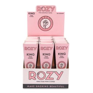 ROZY PINK CONE KING SIZE -3PK BOX OF 24