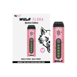 YOCAN WULF FLORA DRY HERB VAPORIZER PINK - BLACK SPATTER