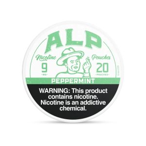 ALP NICOTINE POUCHES PEPPERMINT 9MG-PACK OF 5 POUCHES