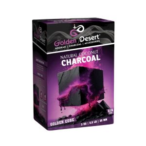 GOLDEN DESERT CHARCOAL GOLDEN CUBE 3KG 6.6LB 216PCS (25MM)