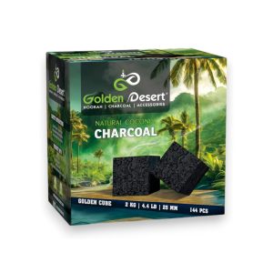 GOLDEN DESERT CHARCOAL GOLDEN CUBE 144CT 2KG