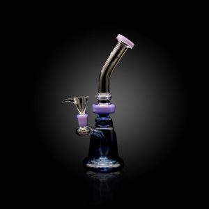 10'' URBAN GLASS MATRIX PERC BEAKER COLOR TUBE PURPLE