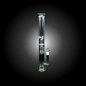 20'' URBAN GLASS 6 ARM SHOWERHEAD PERCULATOR STRAIGHT WATERPIPE GREEN