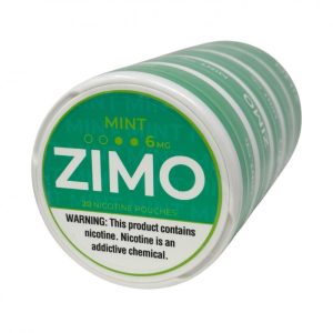 ZIMO NICOTINE POUCHES MINT 6MG -PACK OF 5