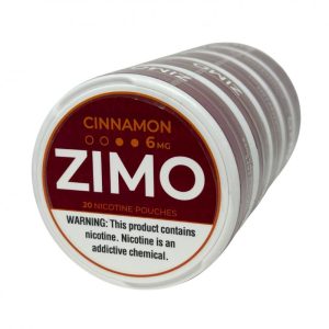 ZIMO NICOTINE POUCHES CINNAMON 6MG -PACK OF 5