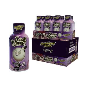 5 HOUR EXTRA ENERGY PURPLE BERRY PUNCH -BOX OF 12 (SUGER FREE)