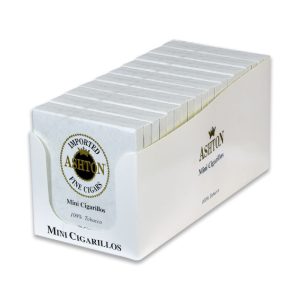 ASHTON MINI CIGARILLOS UNIT OF 200 (10 TINS OF 20)