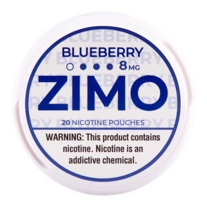 ZIMO NICOTINE POUCHES BLUEBERRY 8MG -PACK OF 5