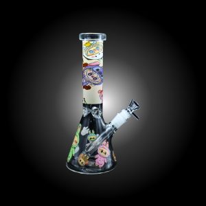 10'' LBUBU PRINTED BEAKER WATER PIPE -A