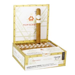 MONTECRISTO WHITE CHURCHILL (54 X 7) BOX OF 27
