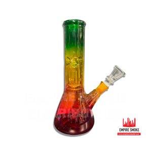 8'' PERCULATOR WATER PIPE-D RASTA