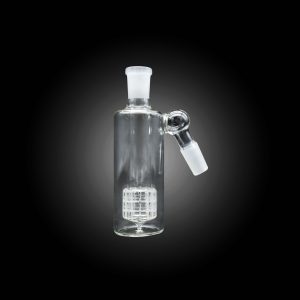 5'' CLEAR HONEY COMB PERC 14MM 45D ASH CATCHER CLEAR