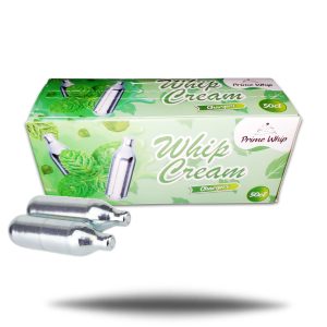 PRIME WHIP CREAM CHARGERS MINT (12 X 50) (ONLY FOR FOOD USE)