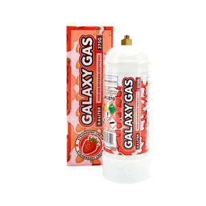 GALAXY GAS WHIP CREAM CHARGER 0.6L 375G TANK STRAWBERRY CREAM -BOX OF 6 TANK (ONLY FOR FOOD USE)