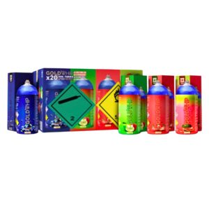 GOLD WHIP MINI WHIP CREAM CHARGER MIXED FRUIT -BOX OF 20 (ONLY FOR FOOD USE)