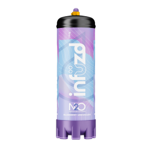 INFUZD WHIP CREAM CHARGER 1364G 2.2L TANK - BLUEBERRY LEMONADE -BOX OF 4 TANK (ONLY FOR FOOD USE)