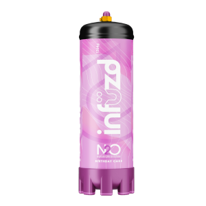 INFUZD WHIP CREAM CHARGER 1364G 2.2L TANK - BIRTHDAY CAKE -BOX OF 4 TANK (ONLY FOR FOOD USE)