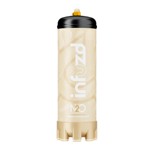 INFUZD WHIP CREAM CHARGER 1364G 2.2L TANK - WHITE CHOCOLATE -BOX OF 4 TANK (ONLY FOR FOOD USE)