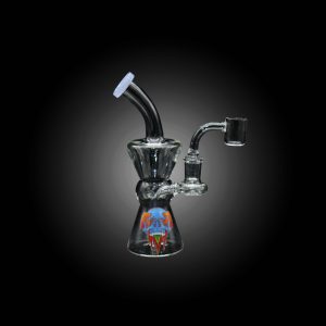 7'' HIGH BUDDY MONSTER PRINT WATER PIPE SLIME BLUE