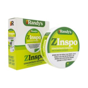 RANDYS ZINSPO CONCENTRATE VAPORIZER WITH STORAGE CONTAINER WINTERLEAF GREEN