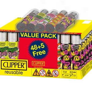 CLIPPER LIGHTER CLASSIC ROLL UP 48CT DISPLAY