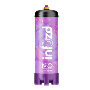 INFUZD WHIP CREAM CHARGER 1364G 2.2L TANK - ALOE GRAPE -BOX OF 4 TANK (ONLY FOR FOOD USE)