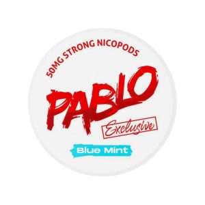 PABLO NICOTINE POUCHES BLUE MINT 50MG / STRONG -PACK OF 10