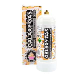 GALAXY GAS WHIP CREAM CHARGER 0.6L 375G TANK VANILLA CUP CAKE -BOX OF 6 TANK (ONLY FOR FOOD USE)