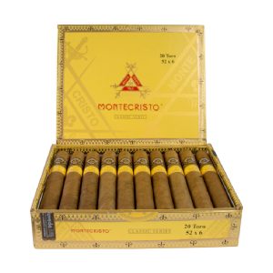 MONTECRISTO CLASSIC TORO COLLECTION (52 X 6) BOX OF 20
