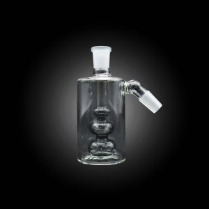 5'' HONEY COMB PERC 14MM 45D ASH CATCHER BLACK