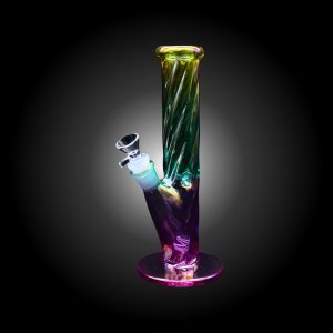 9.5'' TRI-COLOR STRAIGHT WATERPIPE -C