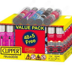 CLIPPER LIGHTER CLASSIC NEXT SCREEN 48CT DISPLAY