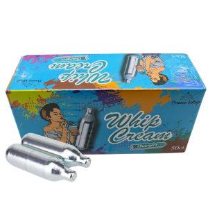 PRIME WHIP CREAM CHARGERS REGULAR (12 X 50) (ONLY FOR FOOD USE)