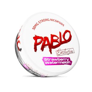 PABLO NICOTINE POUCHES STRAWBERRY WATERMELON 50MG / STRONG -PACK OF 10