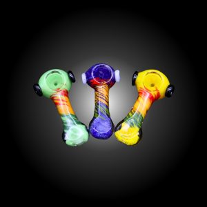 3'' FRIT RASTA FRIT ART MIX COLOR HAND PIPE 15CT JAR