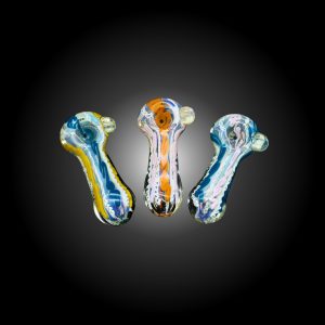 4'' NEON TUBE MULTY RIM MIX COLOR HAND PIPE 10CT JAR